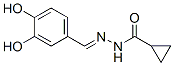 Cyclopropanecarboxylic acid,[(3,4-dihydroxyphenyl)methylene]hydrazide (9ci) Structure,503025-31-8Structure