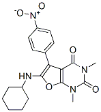 Furo[2,3-d]pyrimidine-2,4(1h,3h)-dione,6-(cyclohexylamino)-1,3-dimethyl-5-(4-nitrophenyl)- Structure,503160-55-2Structure