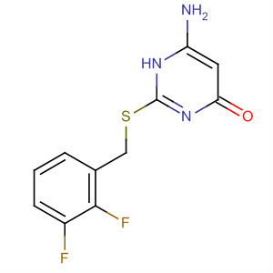 6-Amino-2-[[(2,3-difluorophenyl)methyl]thio]-4-pyrimidinol Structure,503271-69-0Structure