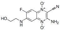 2-Quinoxalinecarbonitrile,3-amino-7-fluoro-6-[(2-hydroxyethyl)amino]-,1,4-dioxide(9ci) Structure,503558-45-0Structure