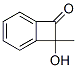 8-Hydroxy-8-methylbicyclo[4.2.0]octa-1,3,5-trien-7-one Structure,503564-74-7Structure