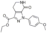 1-(4-Methoxyphenyl)-7-oxo-4,5,6,7-tetrahydro-1h-pyrazolo[3,4-c]pyridine-3-carboxylic acid ethyl ester Structure,503614-56-0Structure