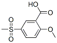 2-Methoxy-5-(methylsulfonyl)benzoic acid Structure,50390-76-6Structure