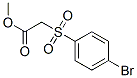 (4-Bromophenylsulfonyl)acetic acid methyl ester Structure,50397-65-4Structure