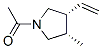 Pyrrolidine, 1-acetyl-3-ethenyl-4-methyl-, cis- (9ci) Structure,50401-65-5Structure