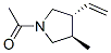 Pyrrolidine, 1-acetyl-3-ethenyl-4-methyl-, trans- (9ci) Structure,50401-66-6Structure