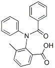 2-(N-benzoylanilino)-3-methylbenzoic acid Structure,50405-25-9Structure