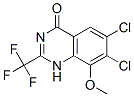 4(1H)-quinazolinone,6,7-dichloro-8-methoxy-2-(trifluoromethyl)-(9ci) Structure,50419-71-1Structure