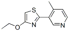 Pyridine,3-(4-ethoxy-2-thiazolyl)-4-methyl-(9ci) Structure,504390-20-9Structure