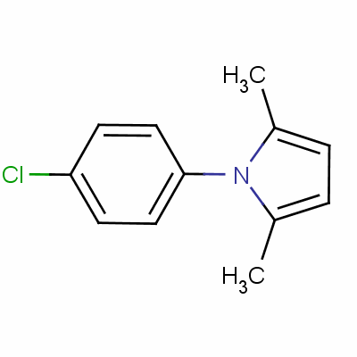 1-(4-Chlorophenyl)-2,5-dimethylpyrrole Structure,5044-23-5Structure