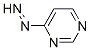 Pyrimidine, 4-diazenyl-(9ci) Structure,504407-91-4Structure