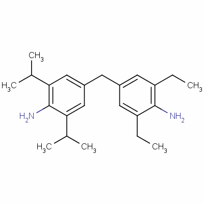 4-[(4-Amino-3,5-diisopropylphenyl)methyl ]-2,6-diethylaniline Structure,50467-20-4Structure