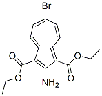 2-Amino-6-bromoazulene-1,3-dicarboxylic acid diethyl ester Structure,50469-71-1Structure