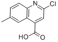 2-Chloro-6-methyl-quinoline-4-carboxylic acid Structure,50503-75-8Structure