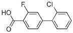 2-Chloro-3-fluoro-[1,1-biphenyl]-4-carboxylicacid Structure,505082-99-5Structure