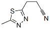 1,3,4-Thiadiazole-2-propanenitrile,5-methyl- Structure,505095-24-9Structure
