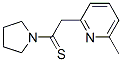 Pyrrolidine, 1-[2-(6-methyl-2-pyridinyl)-1-thioxoethyl]- (9ci) Structure,50564-84-6Structure