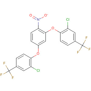 Benzene,2,4-bis(2-chloro-4-(trifluoromethyl)phenoxy)-1-nitro- Structure,50594-75-7Structure