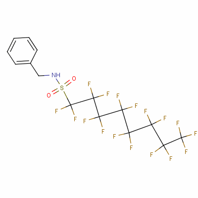 N-benzylheptadecafluorooctane-1-sulphonamide Structure,50598-29-3Structure