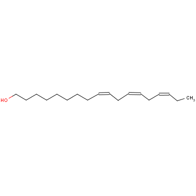 (9Z,12z,15z)-9,12,15-octadecatrien-1-ol Structure,506-44-5Structure