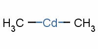 Dimethylcadmium Structure,506-82-1Structure