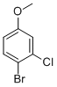 4-Bromo-3-chloroanisole Structure,50638-46-5Structure