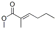 2-Methyl-2-hexenoic acid methyl ester Structure,50652-82-9Structure