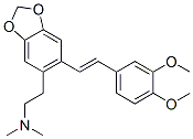 6-(3,4-Dimethoxy-trans-styryl)-n,n-dimethyl-1,3-benzodioxole-5-ethanamine Structure,50657-26-6Structure