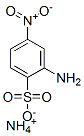 2-Amino-4-nitrobenzenesulfonic acid ammonium salt Structure,50667-34-0Structure