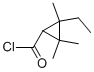 Cyclopropanecarbonyl chloride,2-ethyl-2,3,3-trimethyl-(9ci) Structure,50675-58-6Structure