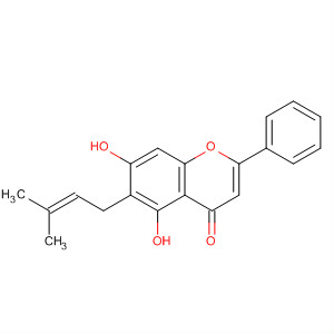 5,7-Dihydroxy-6-(3-methyl-2-buten-1-yl)-2-phenyl-4h-1-benzopyran-4-one Structure,50678-91-6Structure