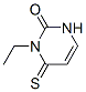 2(1H)-pyrimidinone,1-ethyl-3,6-dihydro-6-thioxo- Structure,50680-83-6Structure