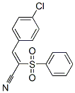 3-(4-Chlorophenyl)-2-(phenylsulfonyl)acrylonitrile Structure,50709-88-1Structure