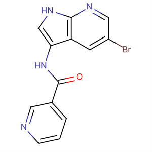 N-(5-bromo-1h-pyrrolo[2,3-b]pyridin-3-yl)-3-pyridinecarboxamide Structure,507462-80-8Structure