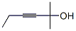 2-Methyl-3-hexyn-2-ol Structure,5075-33-2Structure