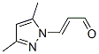 2-Propenal, 3-(3,5-dimethyl-1h-pyrazol-1-yl)- Structure,50771-79-4Structure