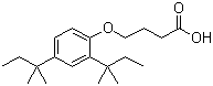 4-(2,4-Di-tert-pentylphenoxy)butyric acid Structure,50772-35-5Structure