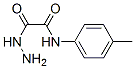 2-Hydrazino-n-(4-methylphenyl)-2-oxoacetamide Structure,50785-58-5Structure