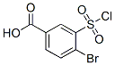 4-Bromo-3-chlorosulfonyl-benzoic acid Structure,50803-23-1Structure