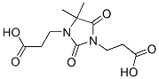 4,4-Dimethyl-2,5-dioxoimidazolidine-1,3-dipropionic acid Structure,50807-41-5Structure