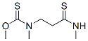 O-methyl methyl[3-(methylamino)-3-thioxopropyl]carbamothioate Structure,50836-92-5Structure