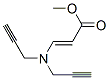 3-[Bis(2-propynyl)amino]acrylic acid methyl ester Structure,50838-16-9Structure