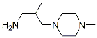 1-Piperazinepropanamine,-bta-,4-dimethyl-(9ci) Structure,50846-06-5Structure