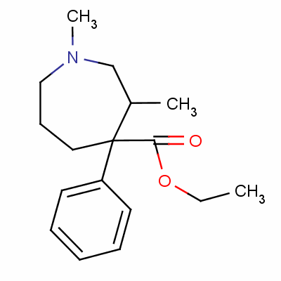 Metethoheptazine Structure,509-84-2Structure