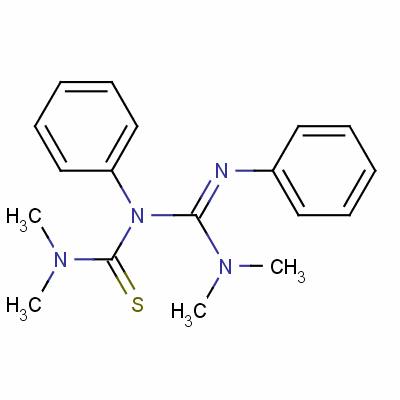 1-[(Dimethylamino)(phenylimino)methyl ]-3,3-dimethyl-1-phenylthiourea Structure,50904-50-2Structure