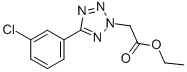 [5-(3-Chlorophenyl)-tetrazol-2-yl ]-acetic acid ethyl ester Structure,50907-47-6Structure