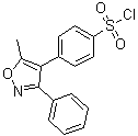 4-(5-Methyl-3-phenylisoxazol-4-yl)benzenesulfonyl chloride Structure,509074-26-4Structure