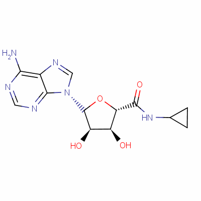 5-(N-cyclopropyl)carboxamidoadenosine Structure,50908-62-8Structure