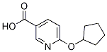 6-(Cyclopentyloxy)nicotinic acid Structure,509101-14-8Structure