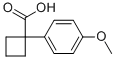 1-(4-Methoxyphenyl)cyclobutane-1-carboxylic acid Structure,50921-37-4Structure